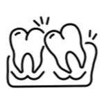 Oradentum healthy teeth and gum care icon