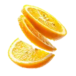 Fresh orange slices highlighting natural Vitamin C for oral health